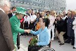 Amsterdam 20 augustus 2005
Koningin Beatrix doopt Beatrix catemaran voor het prinses Beatrix fonds op Sail 2005