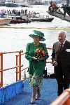 Amsterdam 20 augustus 2005
Koningin Beatrix doopt Beatrix catemaran voor het prinses Beatrix fonds op Sail 2005
