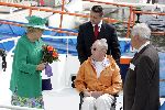 Amsterdam 20 augustus 2005
Koningin Beatrix doopt Beatrix catemaran voor het prinses Beatrix fonds op Sail 2005