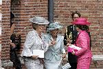 Noordwijk 27 augustus 2005
Trouwen Prins Pieter Christiaan en Anita v Eijk.
Prinses Margriet met Koningin Beatrix en moeder van Anita