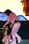 Aalsmeer 24 augustus 2005
Big Brother V bij endemol met Bridget Maasland en Ruud de Wild
Linda BB met tatoo