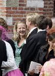 Noordwijk 27 augustus 2005
Trouwen Prins Pieter Christiaan en Anita v Eijk.
Mabel Wisse Smit in gesprek met Prins Willem Alexander