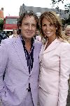 Vreeland 13 augustus 2005
Trouwen John Ewbank en Vivian Reys in kerk in Vreeland.
Marco Borsato met Leontine Borsato