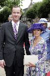 Noordwijk 27 augustus 2005
Trouwen Prins Pieter Christiaan en Anita v Eijk.
Mark Schroder met vrouw