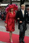 Noordwijk 27 augustus 2005
Trouwen Prins Pieter Christiaan en Anita v Eijk.
Maxima met Prins Willem Alexander