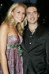 Amsterdam 31 augustus 2005
Presentatie Glamour en Lady card in Amstel hotel.
Nicolette v Dam met vriend