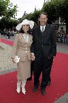 Noordwijk 27 augustus 2005
Trouwen Prins Pieter Christiaan en Anita v Eijk.
Patricia Steur met man