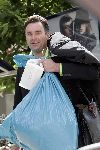 Amsterdam  4 augustus 2005
Paul Schulten met kleding op pc hooftstraat