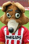 Eindhoven, 8 Augustus 2005 
Perspresentatie Selektie PSV Seizoen 2005/2006
Phoxy, mascotte van PSV