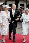 Noordwijk 27 augustus 2005
Trouwen Prins Pieter Christiaan en Anita v Eijk.
Pieter v Vollenhoven met Koningin Beatrix en moeder van Anita