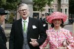 Noordwijk 27 augustus 2005
Trouwen Prins Pieter Christiaan en Anita v Eijk.
Broer Pieter v Vollenhoven met vrouw