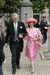Noordwijk 27 augustus 2005
Trouwen Prins Pieter Christiaan en Anita v Eijk.
Broer Pieter v Vollenhoven met vrouw