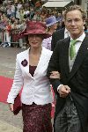 Noordwijk 27 augustus 2005
Trouwen Prins Pieter Christiaan en Anita v Eijk.
Prinses Margarita en Prins Jaime