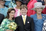 Apeldoorn 25 augustus 2005
Trouwen Prins Pieter Christiaan en Anita v Eijk.
bruidspaar en Koningin Beatrix