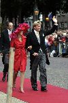 Noordwijk 27 augustus 2005
Trouwen Prins Pieter Christiaan en Anita v Eijk.
Maxima met Prins Willem Alexander