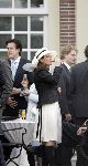 Apeldoorn 25 augustus 2005
Trouwen Prins Pieter Christiaan en Anita v Eijk.
PrinsesAnnette met champagne