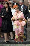 Noordwijk 27 augustus 2005
Trouwen Prins Pieter Christiaan en Anita v Eijk.
Prinses Cristina met dochter Prinses Juliana