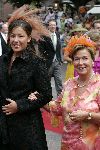 Noordwijk 27 augustus 2005
Trouwen Prins Pieter Christiaan en Anita v Eijk.
Prinses Cristina met dochter Prinses Juliana