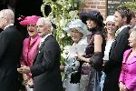 Noordwijk 27 augustus 2005
Trouwen Prins Pieter Christiaan en Anita v Eijk.
Prinses Margriet met vader en moeder van Anita