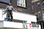 Amsterdam 1 augustus 2005
De ramenwasser van de pc hooftstraat