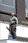 Amsterdam 1 augustus 2005
De ramenwasser van de pc hooftstraat