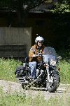 Amsterdam 17 augustus 2005
Ron Brandsteder op zijn Motor