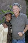 Amsterdam 17 augustus 2005
Perspresentatie rtl bij restaurant Rijk v Amsterdam.
Sylvana Simons en Ron Brandsteder
