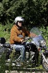 Amsterdam 17 augustus 2005
Ron Brandsteder op zijn motor