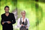 Aalsmeer 24 augustus 2005
Big Brother V bij endemol met Bridget Maasland en Ruud de Wild
Ruud met Bridget