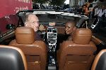 Amsterdam 31 augustus 2005
Presentatie Glamour en Lady card in Amstel hotel.
Sylvana Simons met man in peugeot cabrio