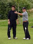 Amsterdam 19 augustus 2005
Wim v Hanegem golfen op houtrak. de kromme op golfschoen
