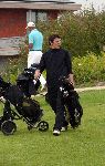 Amsterdam 19 augustus 2005
Wim v Hanegem golfen op houtrak. 
de kromme op golfschoen