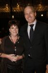 Hilversum 1 december 2006
Opening gebouw beeld en geluid door koningin Beatrix. Catharine Keyl met vriend Maurits