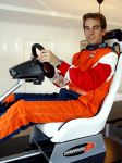 Amsterdam 29 november 2006
Jeroen Bleekemolen in zijn playseats.