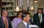 Amsterdam 17 Oktober 1997
Persconferentie t.g.v. Opening Replay modezaak
Prinses Stephanie van Monaco in een bar na afloop