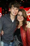 Hilversum 4 december 2009
Opnames live show popstars in studio 22. Charlotte ten Brink met vriend Robert
Peter Smulders bv