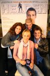 Arnhem, Papendal 8 December 2009
Presentatie 3e uitgave van het magazine HELDEN van Frits Barend en zijn dochter Barbara Barend
Barbara Barend met haar vader Frits Barend en Rene Froger en Marianne Timmer
Foto Peter Smulders