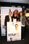 Arnhem, Papendal 8 December 2009
Presentatie 3e uitgave van het magazine HELDEN van Frits Barend en zijn dochter Barbara Barend
Barbara Barend met haar vader Frits Barend en Inge de Bruijn
Foto Peter Smulders