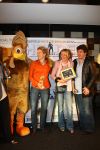 Arnhem, Papendal 8 December 2009
Presentatie 3e uitgave van het magazine HELDEN van Frits Barend en zijn dochter Barbara Barend
Daphne Koster samen met Frits, Barbara, Marianne Timmer en Rene Froger
Foto Peter Smulders