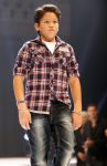 Amsterdam 9 november 2009
modeshow JC Rags en Vingino op  de beurs van Life after Football. Michael Mols zoon
Peter Smulders bv
