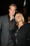 Amsterdam 9 november 2009
LAF Life after Football beurs  in de beurs van Berlage. Monique Olgers met vriend
Peter Smulders bv