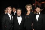 Amsterdam 21 november 2009
Gala van JFK waar de nederlander van het jaar gekozen wordt in de passenger terminal. 
Oger Lusink  met ex-partner Ceciel Lutke Veldhuis en zoons Sander Lusink en Martijn Lusink
Peter Smulders bv