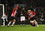 Eindhoven, 12 December 2009
Kompetitiewedstrijd PSV-AZ, eindstand 1-0 Seizoen 2009/2010
Ola Toivonen brengt 4 minuten voor tijd PSV op 1-0
Foto Junior Smulders