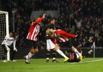 Eindhoven, 12 December 2009
Kompetitiewedstrijd PSV-AZ, eindstand 1-0 Seizoen 2009/2010
Ola Toivonen brengt 4 minuten voor tijd PSV op 1-0
Foto Junior Smulders