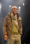 Amsterdam 9 november 2009
modeshow JC Rags en Vingino op  de beurs van Life after Football. Orlando Trustfull met zoon
Peter Smulders bv