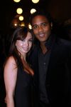 Amsterdam 9 november 2009
LAF Life after Football beurs  in de beurs van Berlage. Patrick Kluivert met Rossana 
Peter Smulders bv