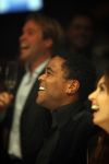 Amsterdam 9 november 2009
LAF Life after Football beurs  in de beurs van Berlage. Patrick Kluivert met Rossana 
Peter Smulders bv