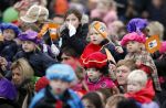Scheveningen 14 november 2009
Prins Willem Alexander Prinses Maxima en hun kinderen Amalia Alexia en Ariane bij de intocht van Sinterklaas.
Peter Smulders bv
