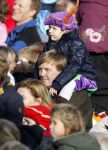 Scheveningen 14 november 2009
Prins Willem Alexander Prinses Maxima en hun kinderen Amalia Alexia en Ariane bij de intocht van Sinterklaas.
Peter Smulders bv