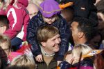 Scheveningen 14 november 2009
Prins Willem Alexander Prinses Maxima en hun kinderen Amalia Alexia en Ariane bij de intocht van Sinterklaas.
Peter Smulders bv